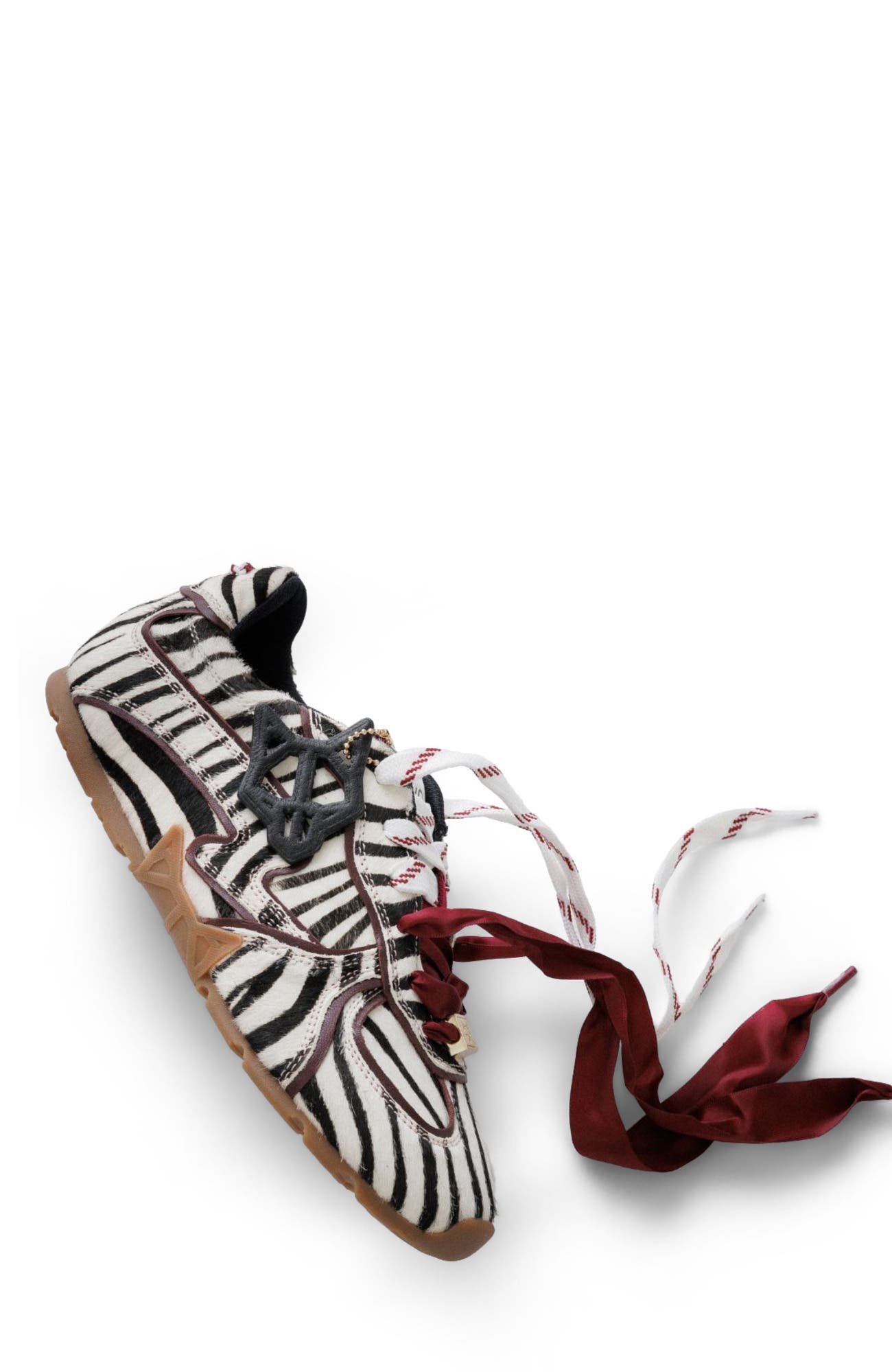 Naked Wolfe Adored Pony Sneaker, Alternate, color, Zebra Print