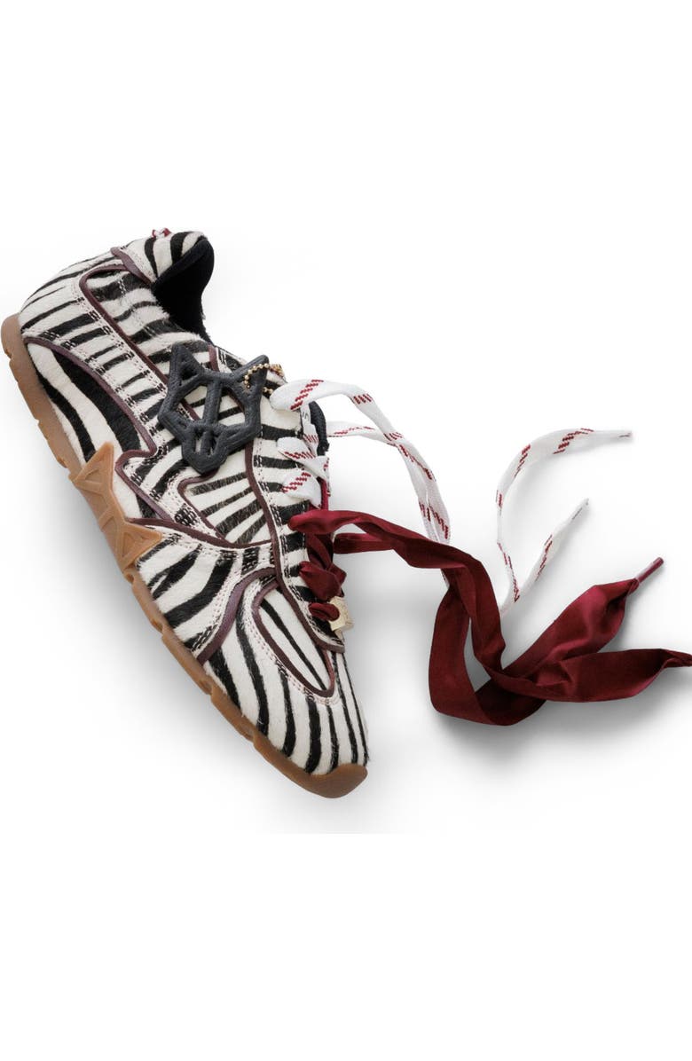 Naked Wolfe Adored Pony Sneaker, Alternate, color, Zebra Print