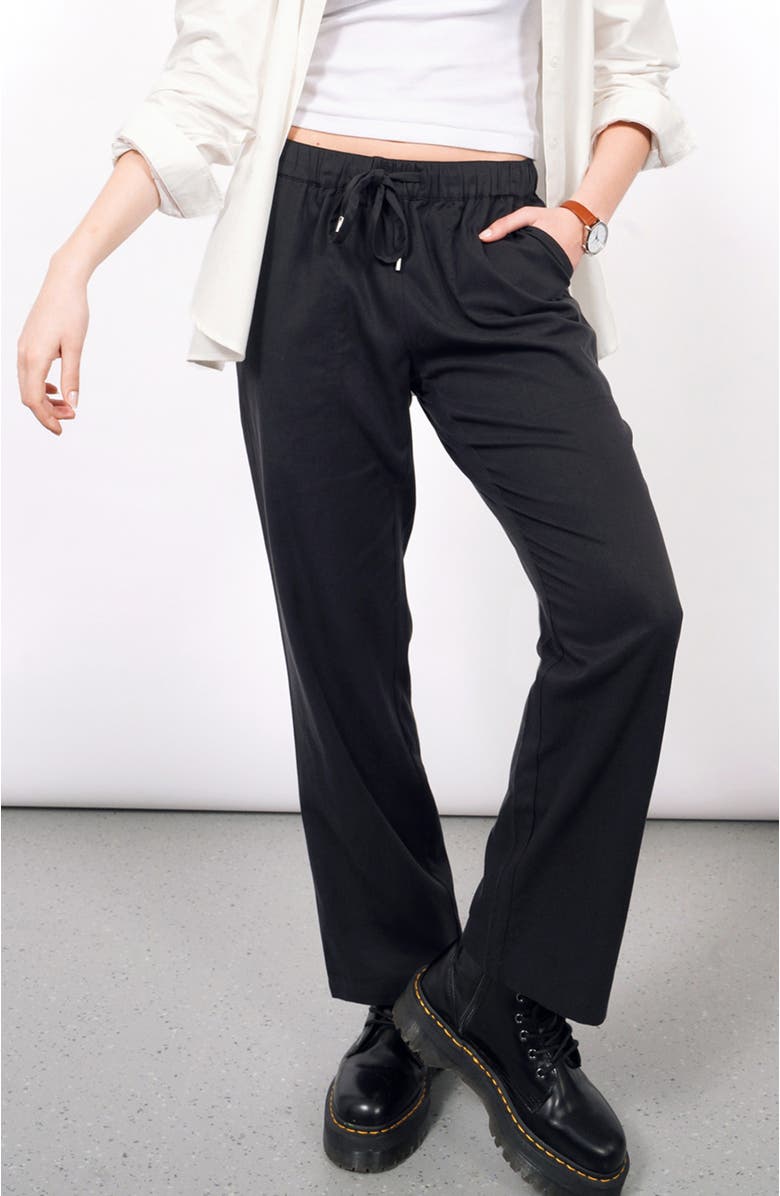 WILDFANG The Everyday Drawstring Pant, Alternate, color, Black