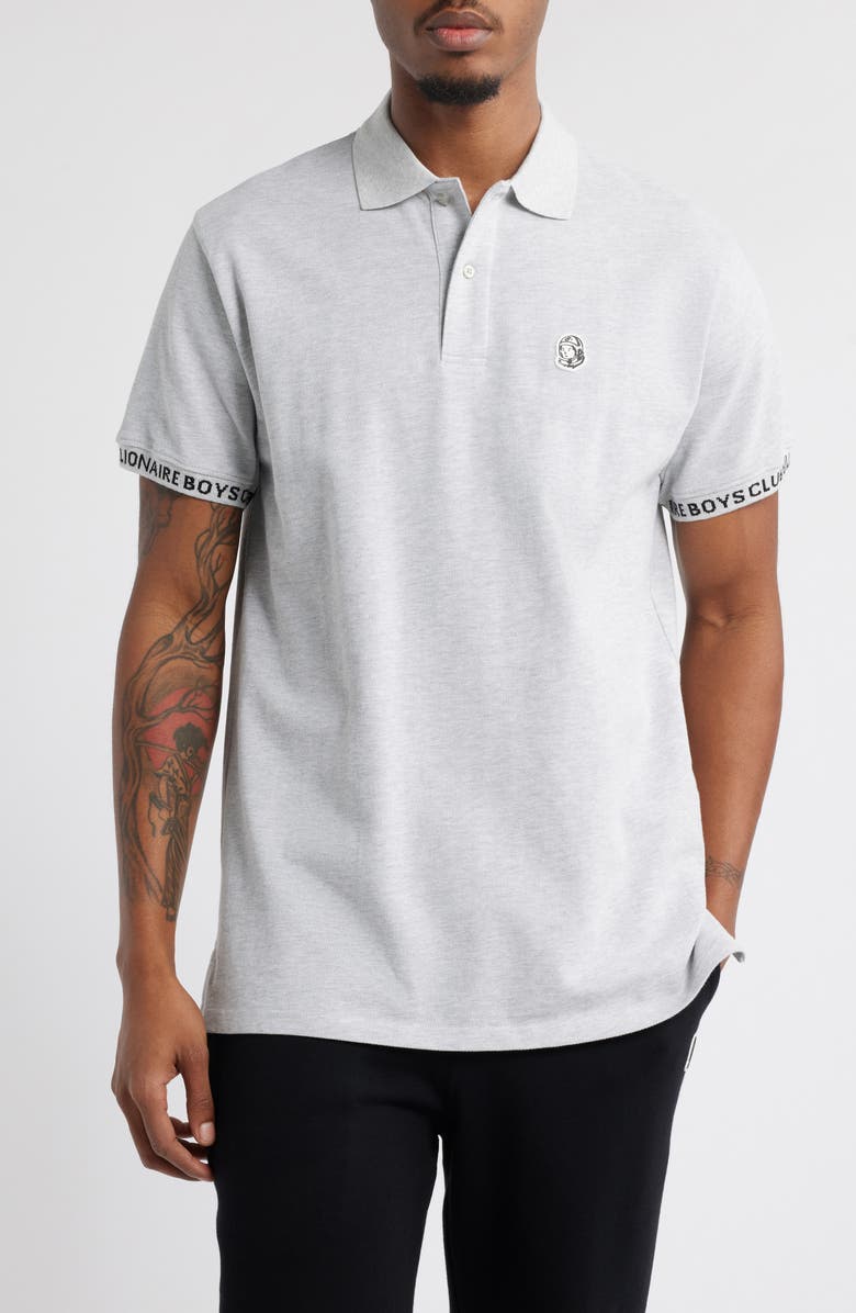 Billionaire Boys Club BB Cockpit Polo, Main, color, Heather Grey