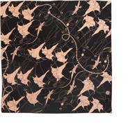 Lost Pattern "Datura" Silk Bandana Scarf