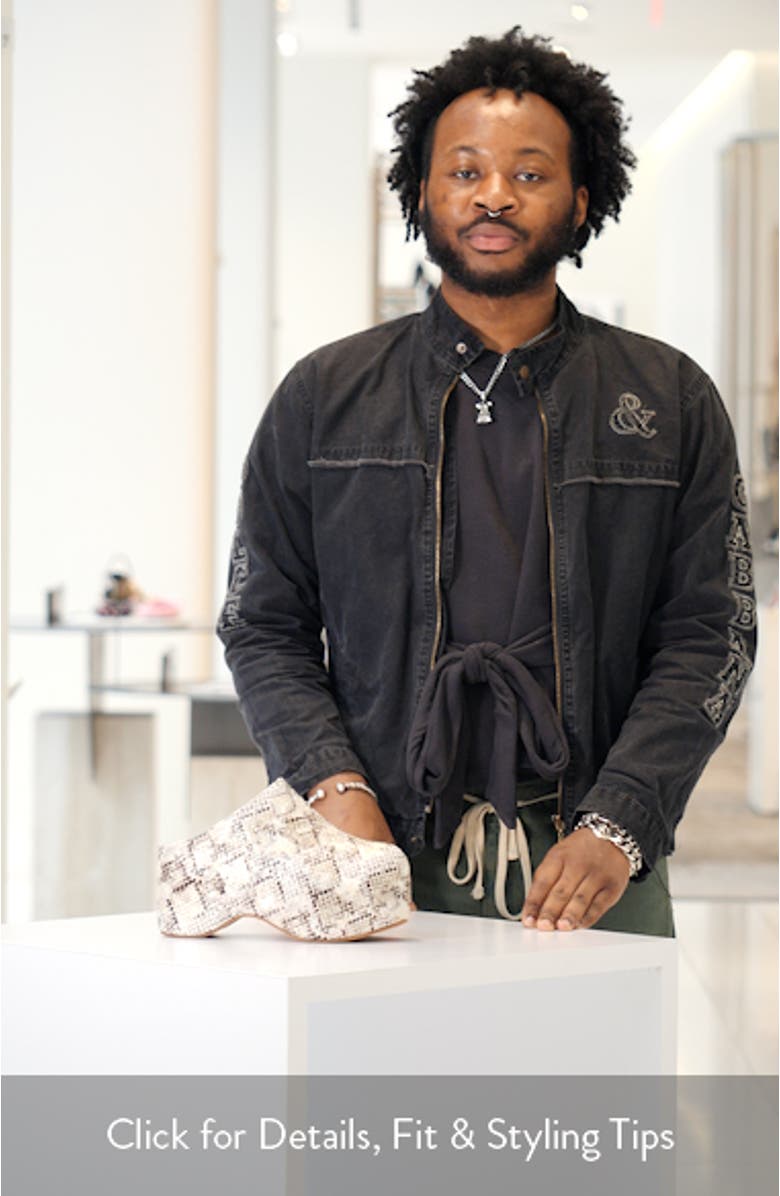 Teatree Platform Clog, sales video thumbnail