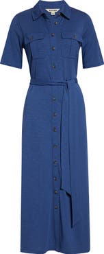 Boden Mavis Cotton Blend Shirtdress