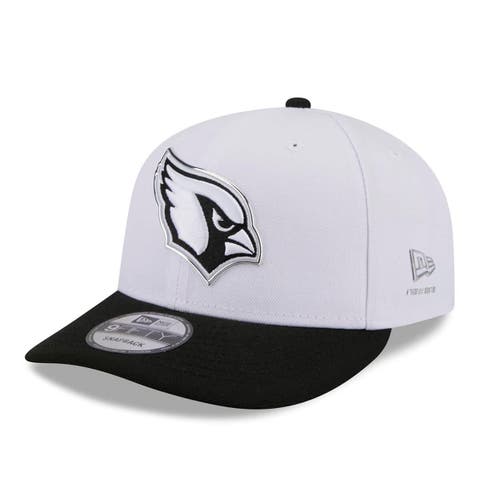 Men's New Era  White/Black Arizona Cardinals 2026 NFL Draft Pre-Curved 9FIFTY Snapback Hat