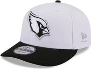 New Era Men's New Era White/Black Arizona Cardinals 2026 NFL Draft Pre-Curved 9FIFTY Snapback Hat