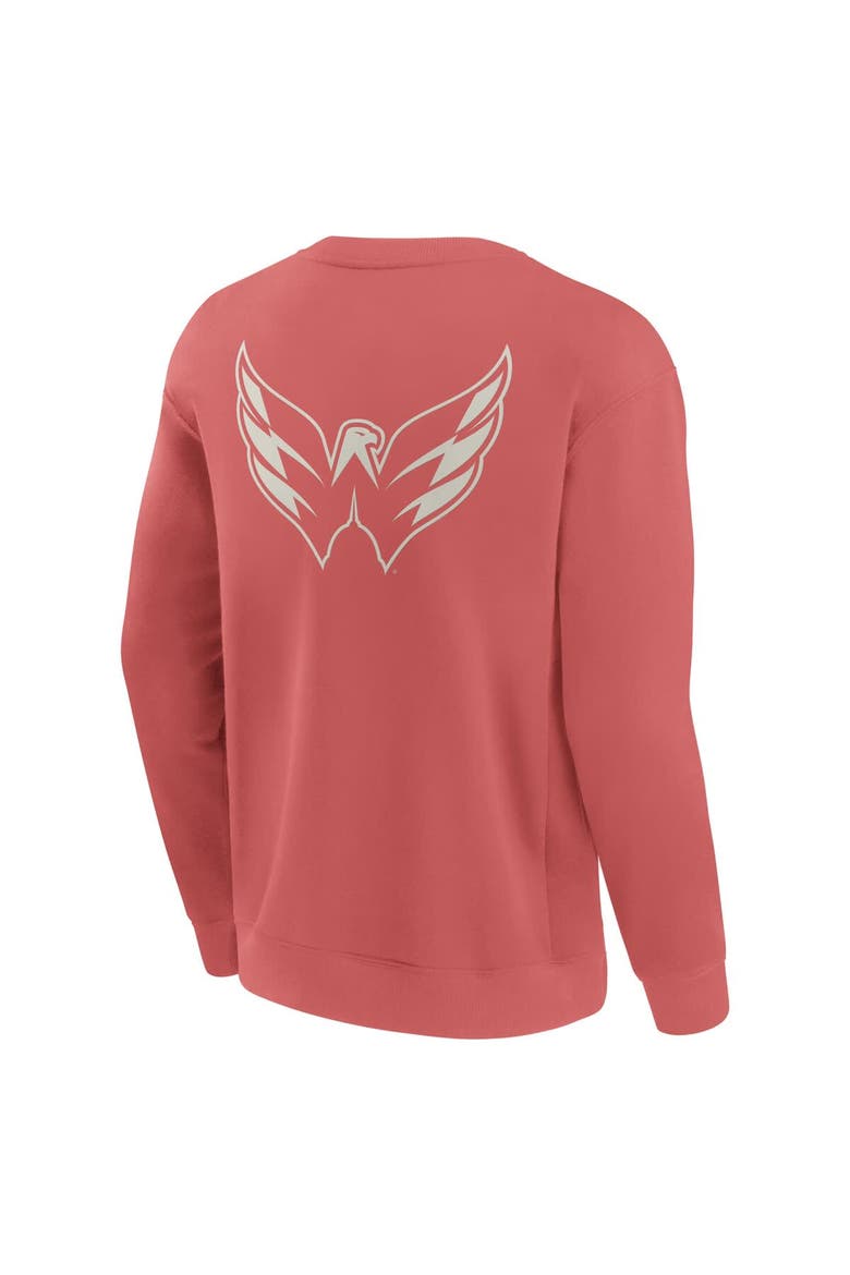 Men's Fanatics Red Washington Capitals Elements Future Ground Lettering Pullover Sweatshirt, Alternate, color, Red