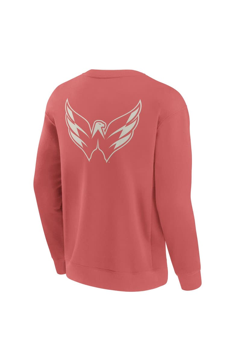 FANATICS Men's Fanatics Red Washington Capitals Elements Future Ground Lettering Pullover Sweatshirt, Alternate, color, Red