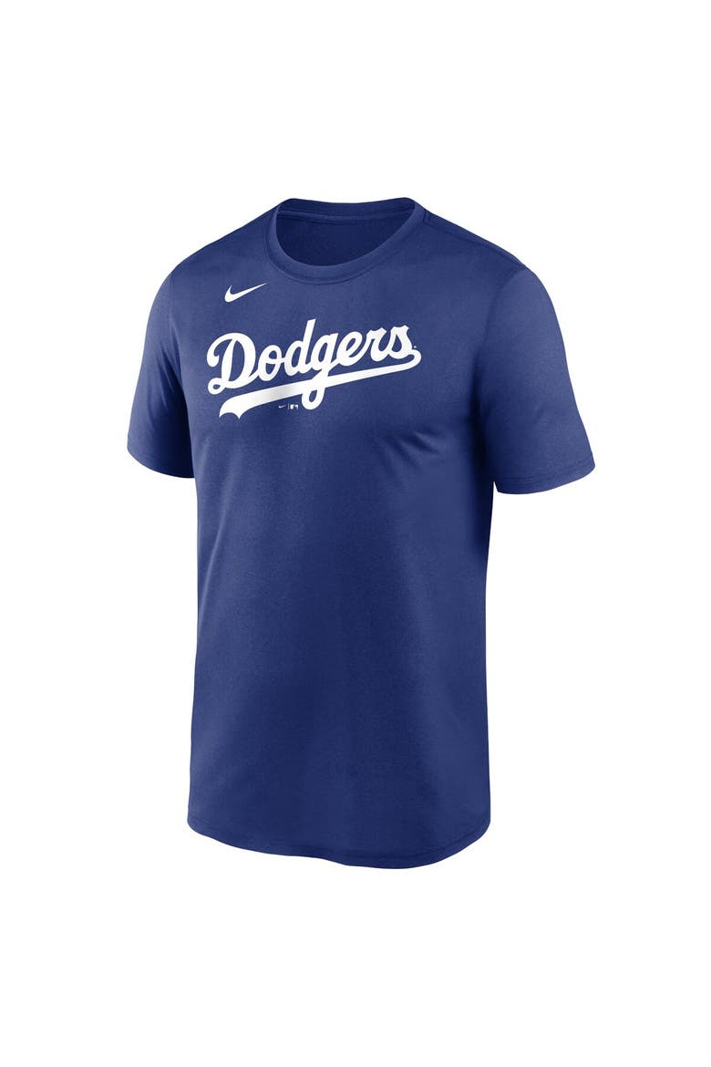 Men's Nike Royal Los Angeles Dodgers New Legend Wordmark T-Shirt, Alternate, color, Royal