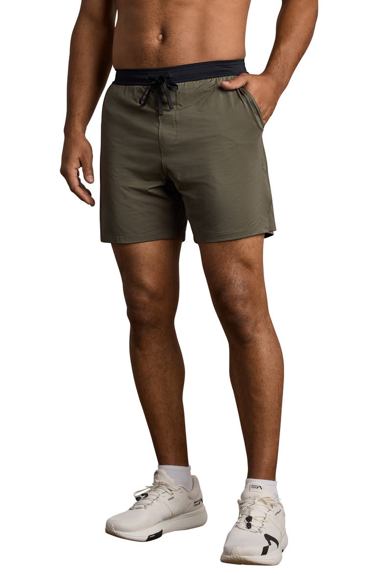 Endure 6-Inch Lined Training Shorts, Main, color, LICHEN GREEN