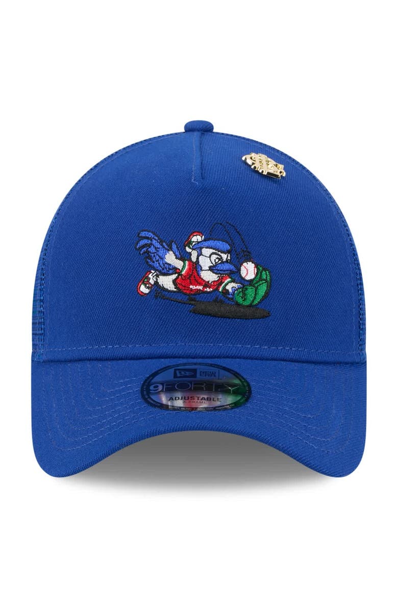 New Era Men's New Era  Royal Toronto Blue Jays 2025 Big League Chew A-Frame 9FORTY Adjustable Trucker Hat, Alternate, color, Royal