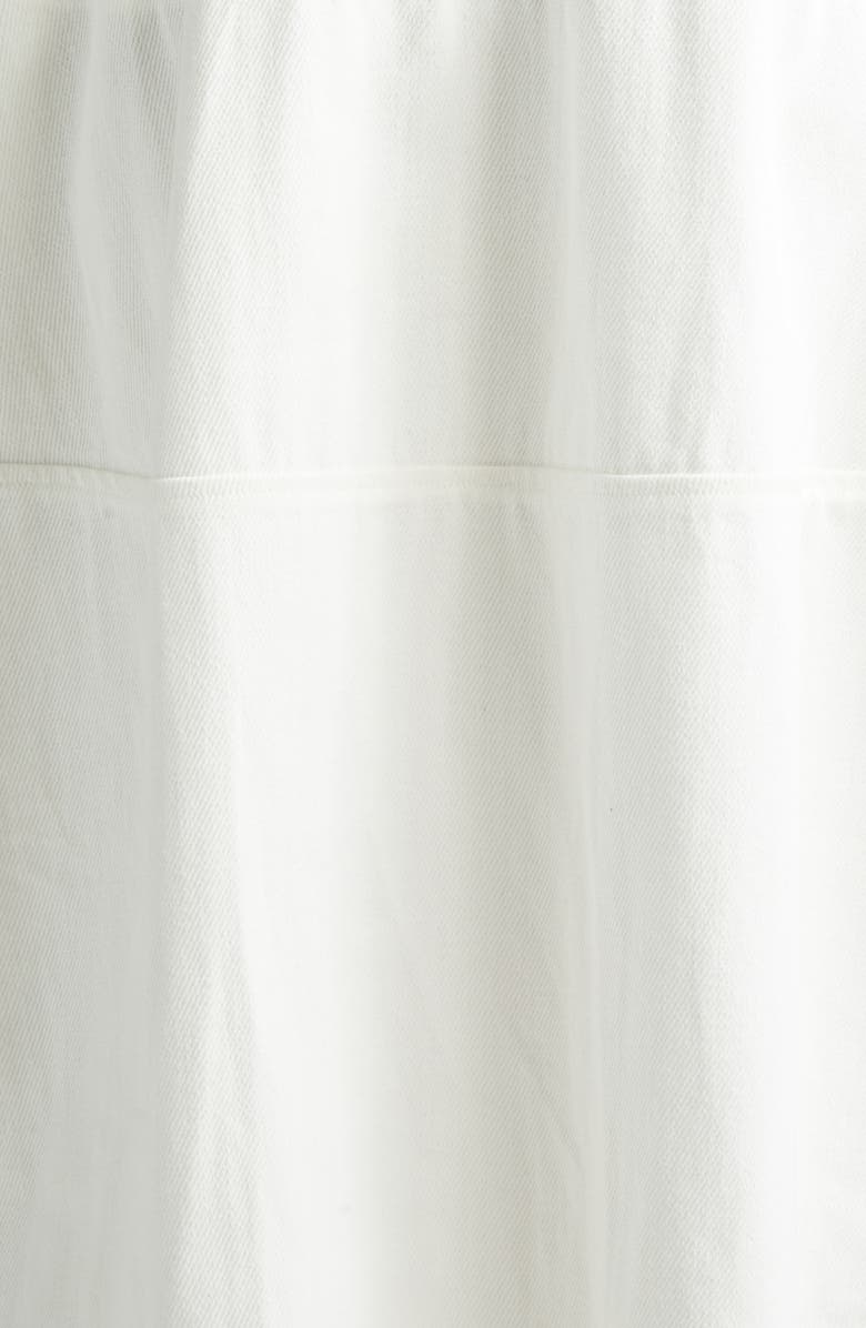 MELITTA BAUMEISTER Rounded Cotton Twill Skirt, Alternate, color, White