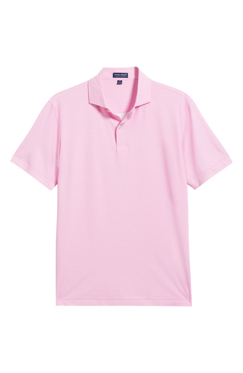Peter Millar Crown Crafted Jukebox Performance Jersey Polo, Alternate, color, Dogwood