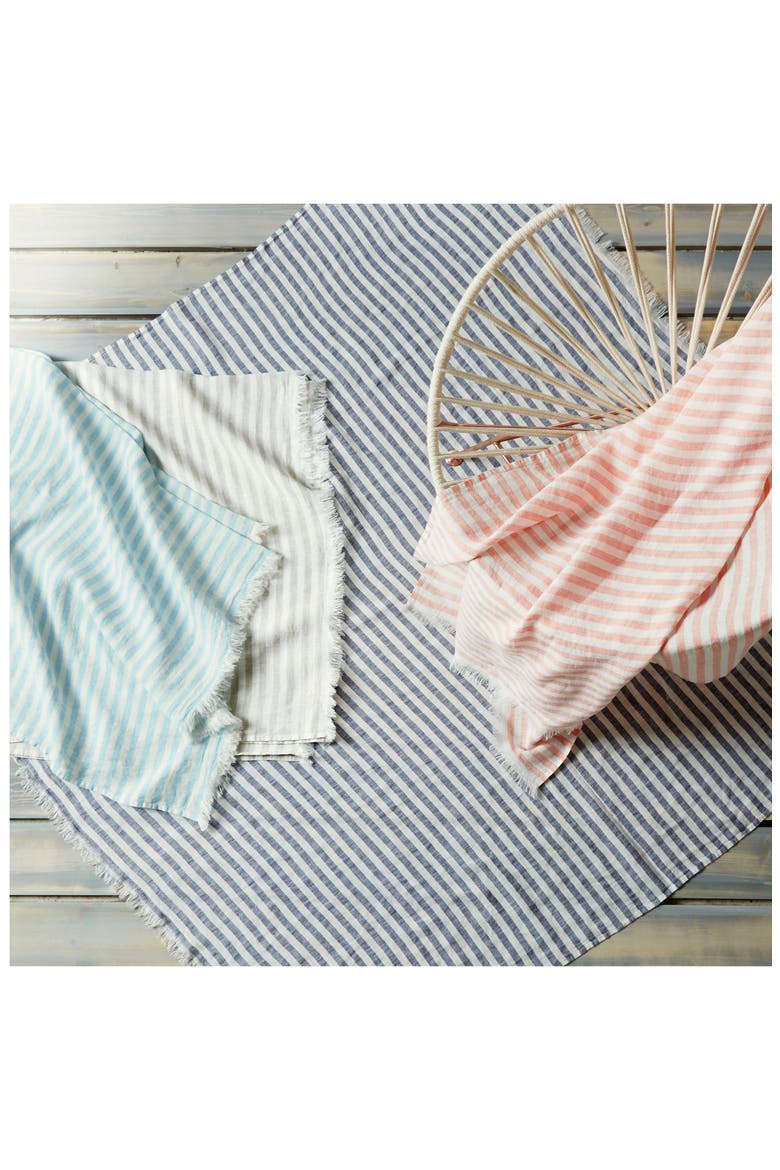 Holbox Beach Blanket, Alternate, color, LINEN/ WHITE