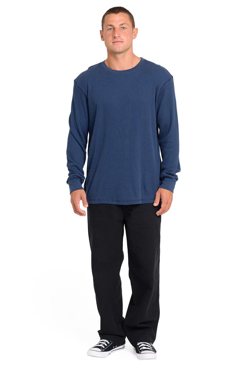 Essential Long Sleeve Thermal T-Shirt, Alternate, color, DARK DENIM
