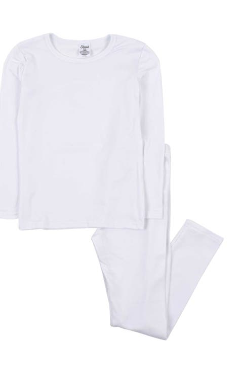 Kids Solid Thermal Pajamas (Toddler, Little Kid & Big Kid)