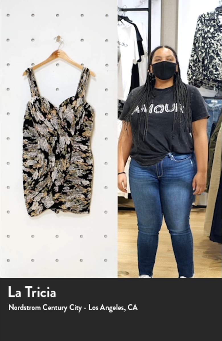 Bardot Floral Ruched Minidress, sales video thumbnail