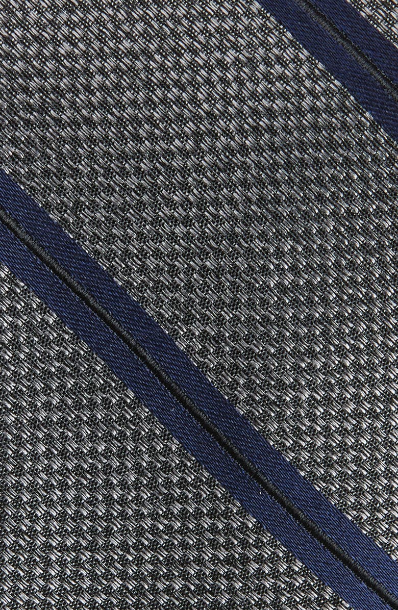 Nordstrom Cora Stripe Silk Tie, Alternate, color, Navy