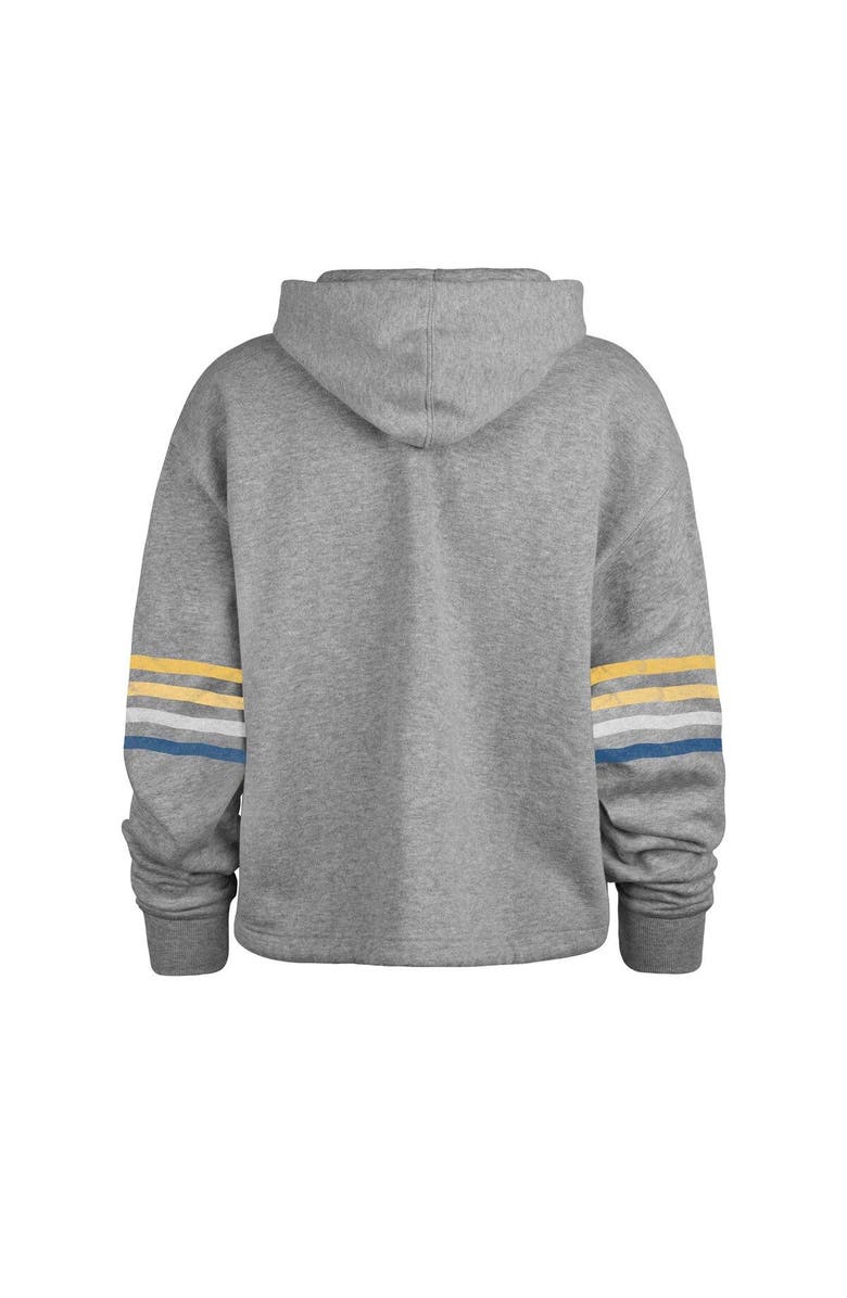 '47 Women's '47 Heather Gray Los Angeles Chargers Upland Bennett Pullover Hoodie, Alternate, color, Heather Gray