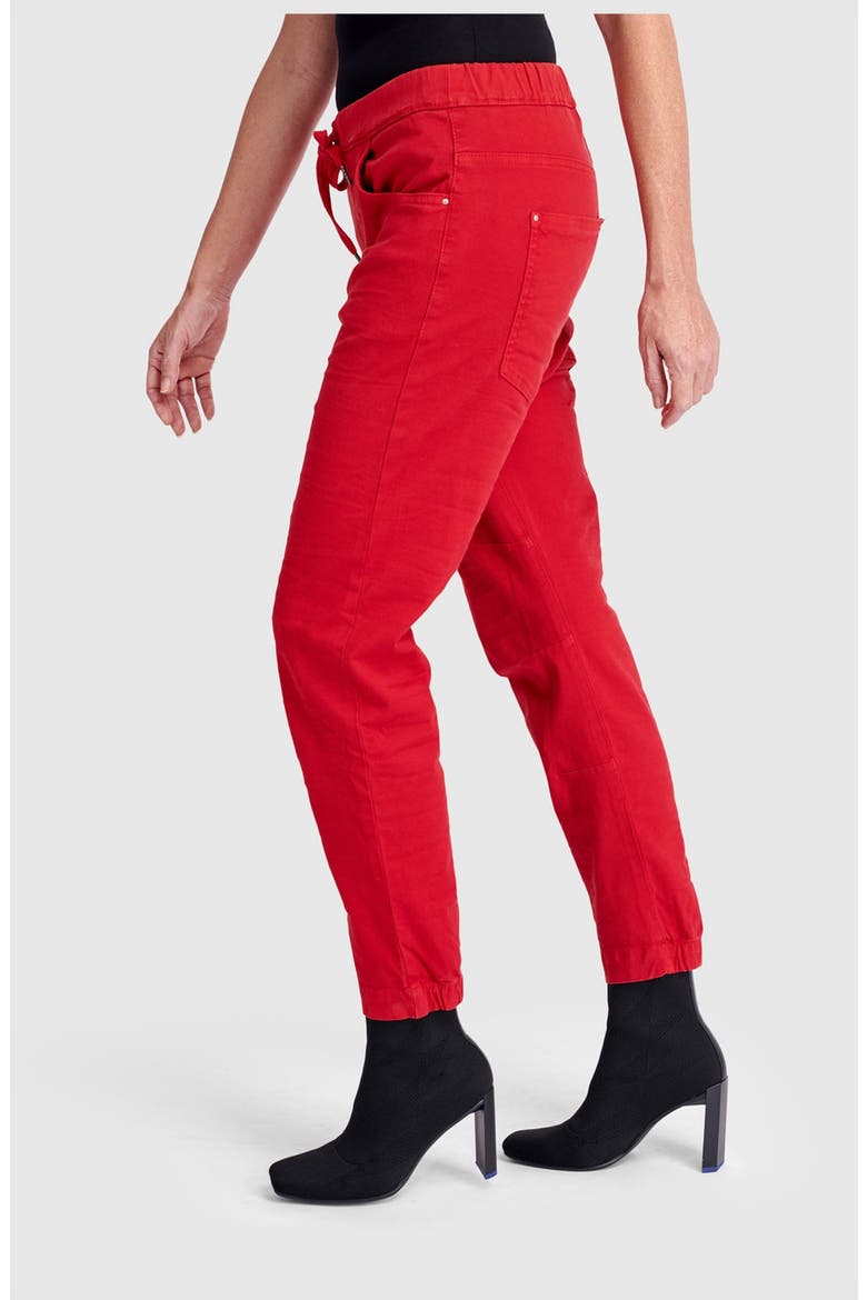 Weekend Boyfriend Jogger Jeans, Alternate, color, Wine