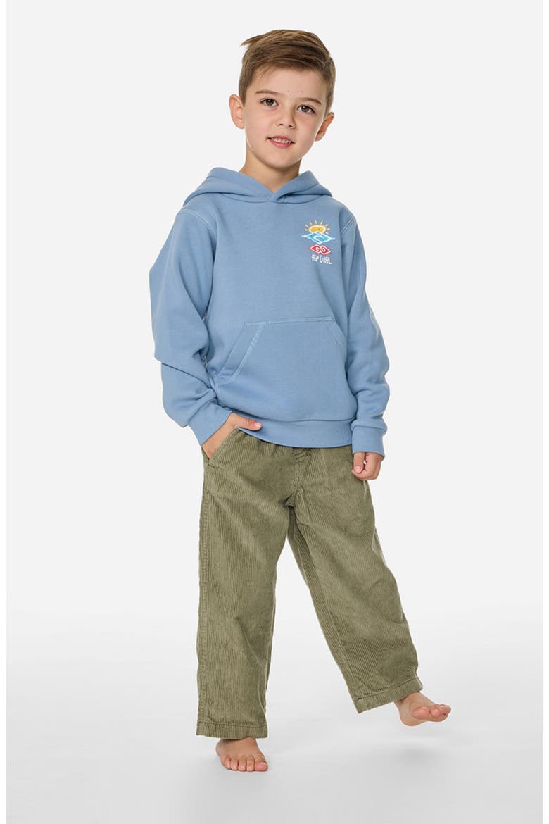 Kids' Icons of Shred Organic Cotton Hoodie, Alternate, color, FADED DENIM