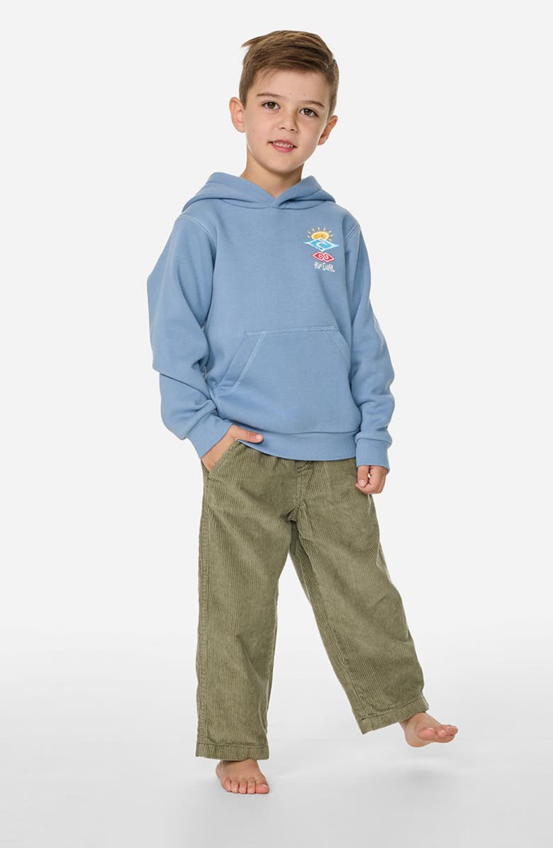 Rip Curl Kids' Icons of Shred Organic Cotton Hoodie, Alternate, color, 