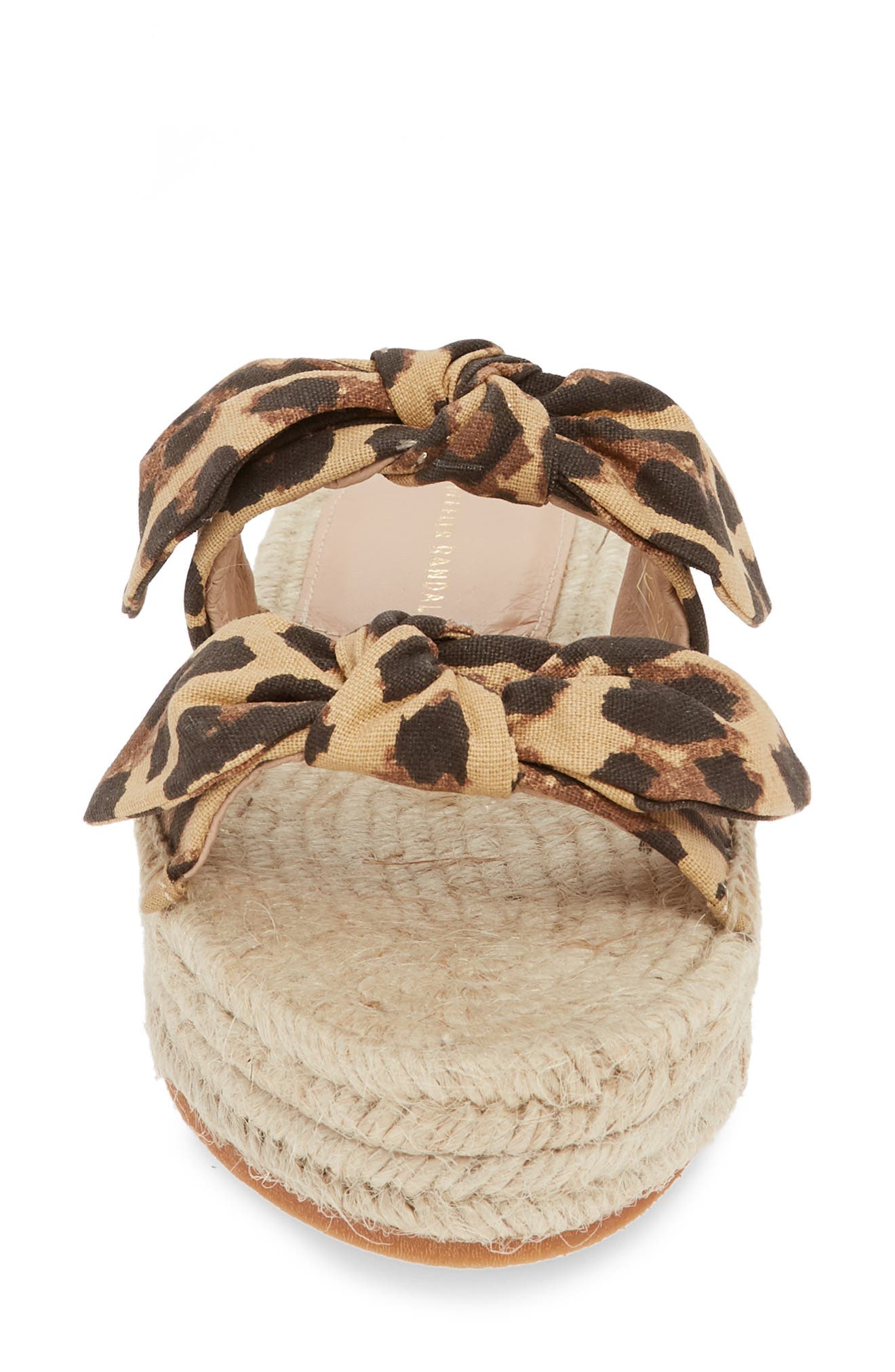 Loeffler Randall Daisy Knot Espadrille Slide Sandal, Alternate, color, 