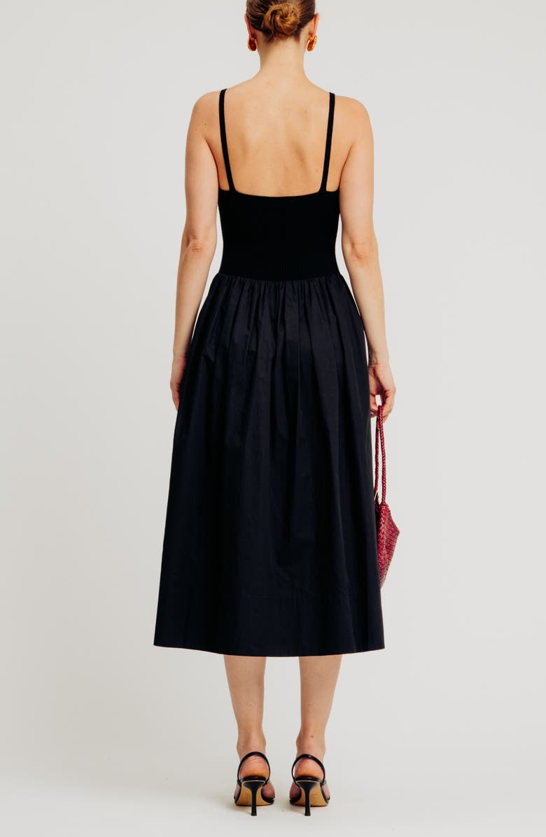 Torn by Ronny Kobo Monica Sleeveless A-Line Dress, Alternate, color, Black