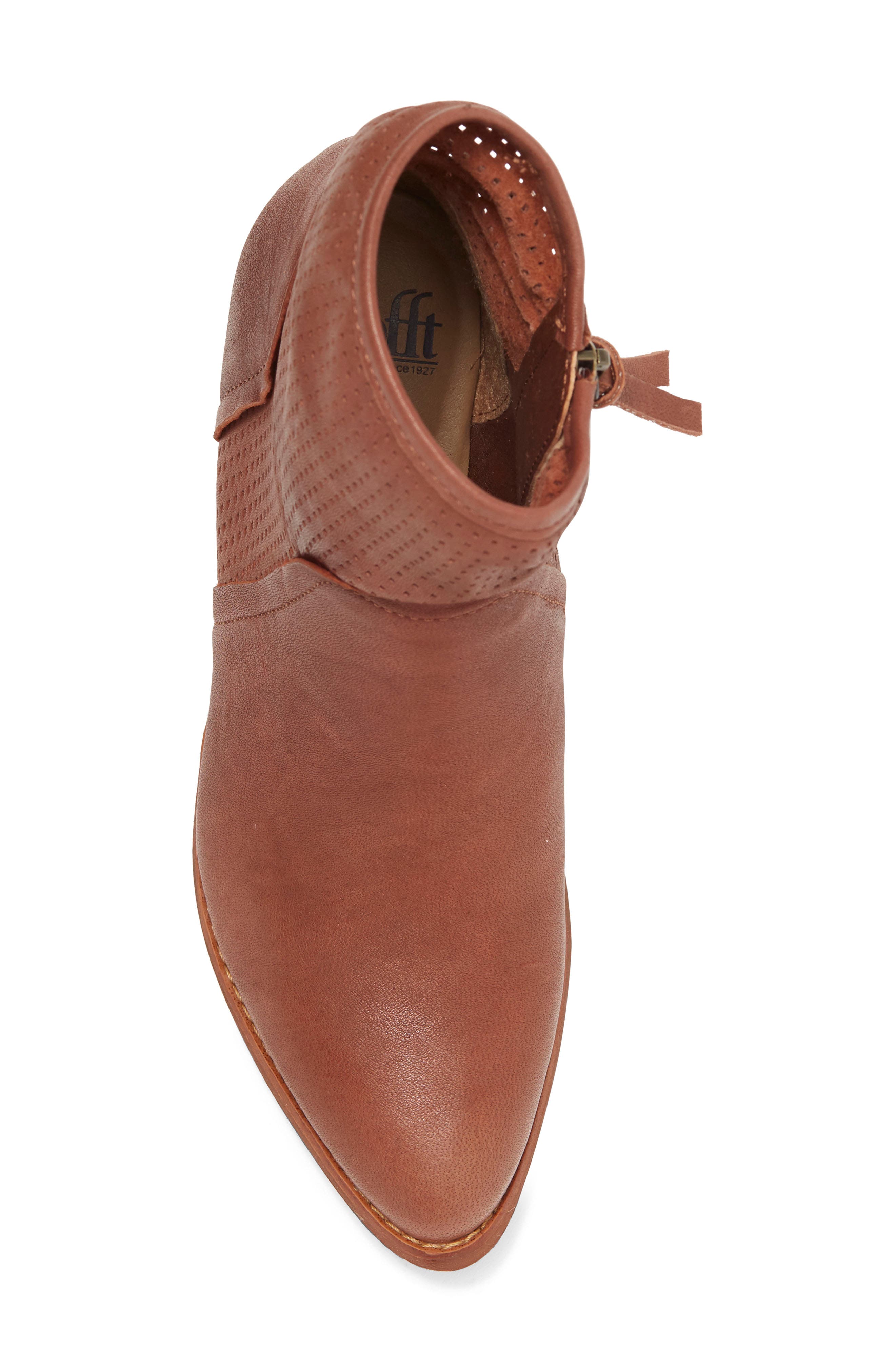 Söfft Abeena Perforated Boot, Alternate, color, Brown