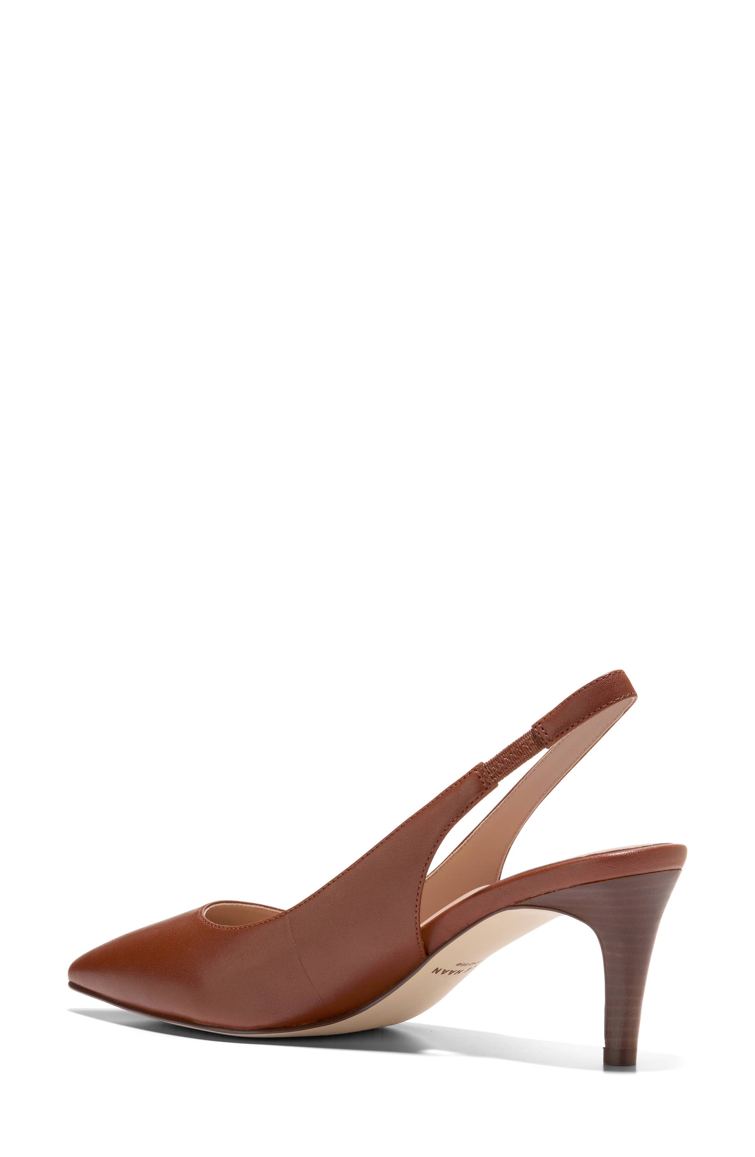 Cole Haan Vandam Slingback Pump, Alternate, color, Ch Dk Cuoio Ltr