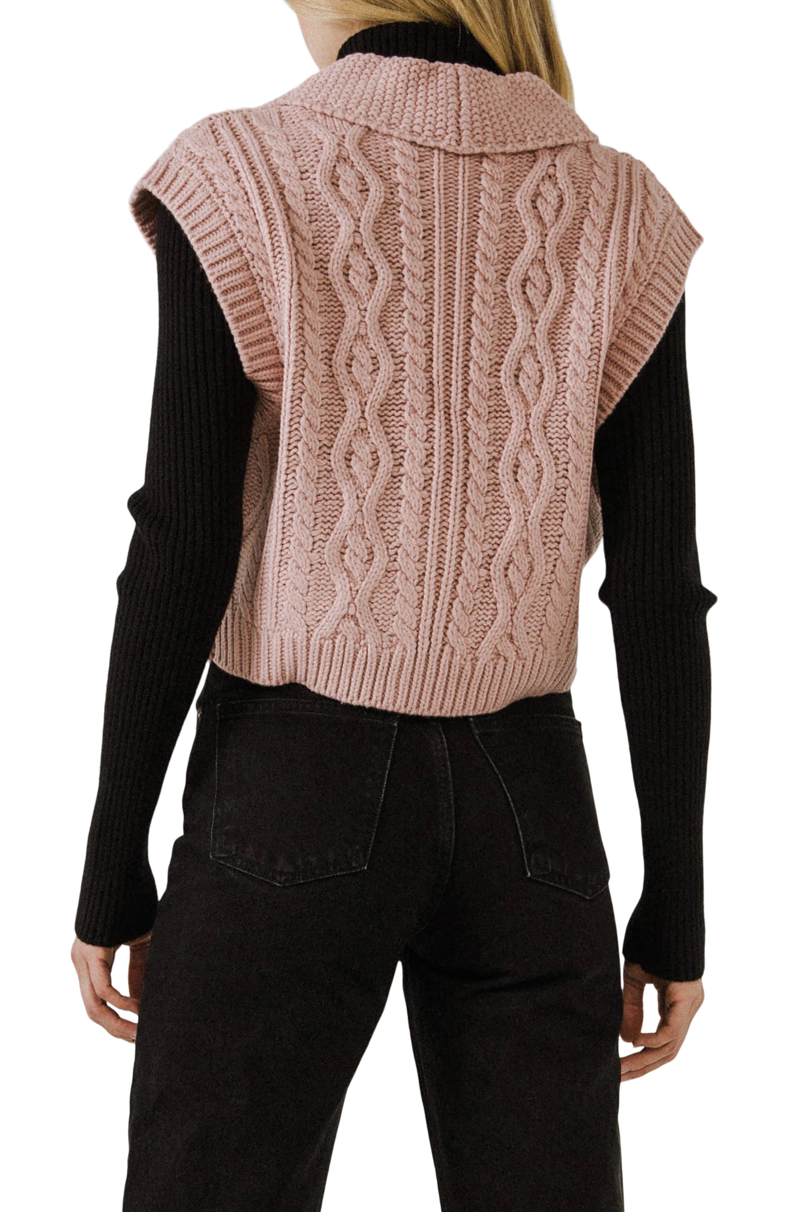 Crop Sweater Vest - image 2