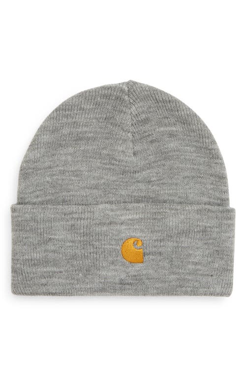Carhartt Work In Progress Chase Beanie In Gray