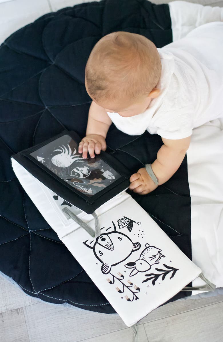 Wee Gallery Tummy Time Gallery with Mirror and Art Cards for Baby Bundle, Alternate, color, Original
