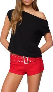 EDIKTED Anabella One-Shoulder Top