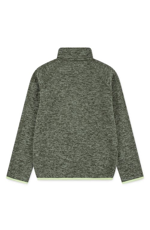 Hurley Kids' Heathered Full Zip Fleece Jacket In Gray