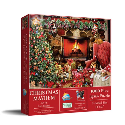 Christmas Mayhem 1000 piece Jigsaw Puzzle for Adults