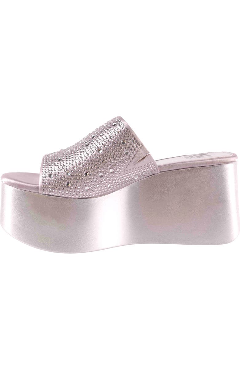NINETY UNION Bahamas Platform Sandal, Alternate, color, Silver