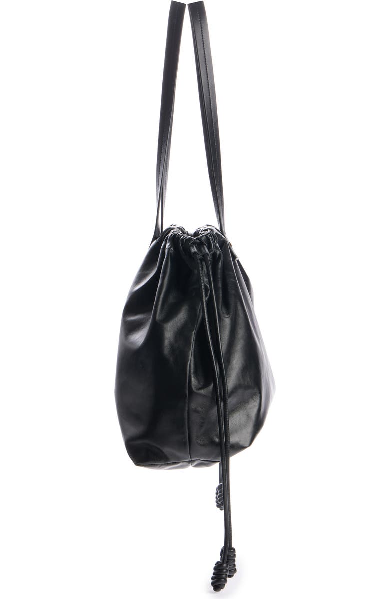 Isabel Marant Silven Leather East/West Tote, Alternate, color, Black