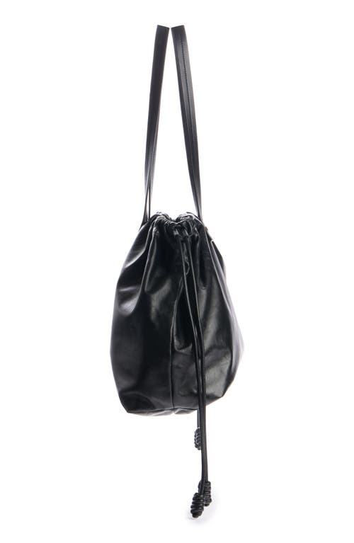 Isabel Marant Silven Leather East/west Tote In Black