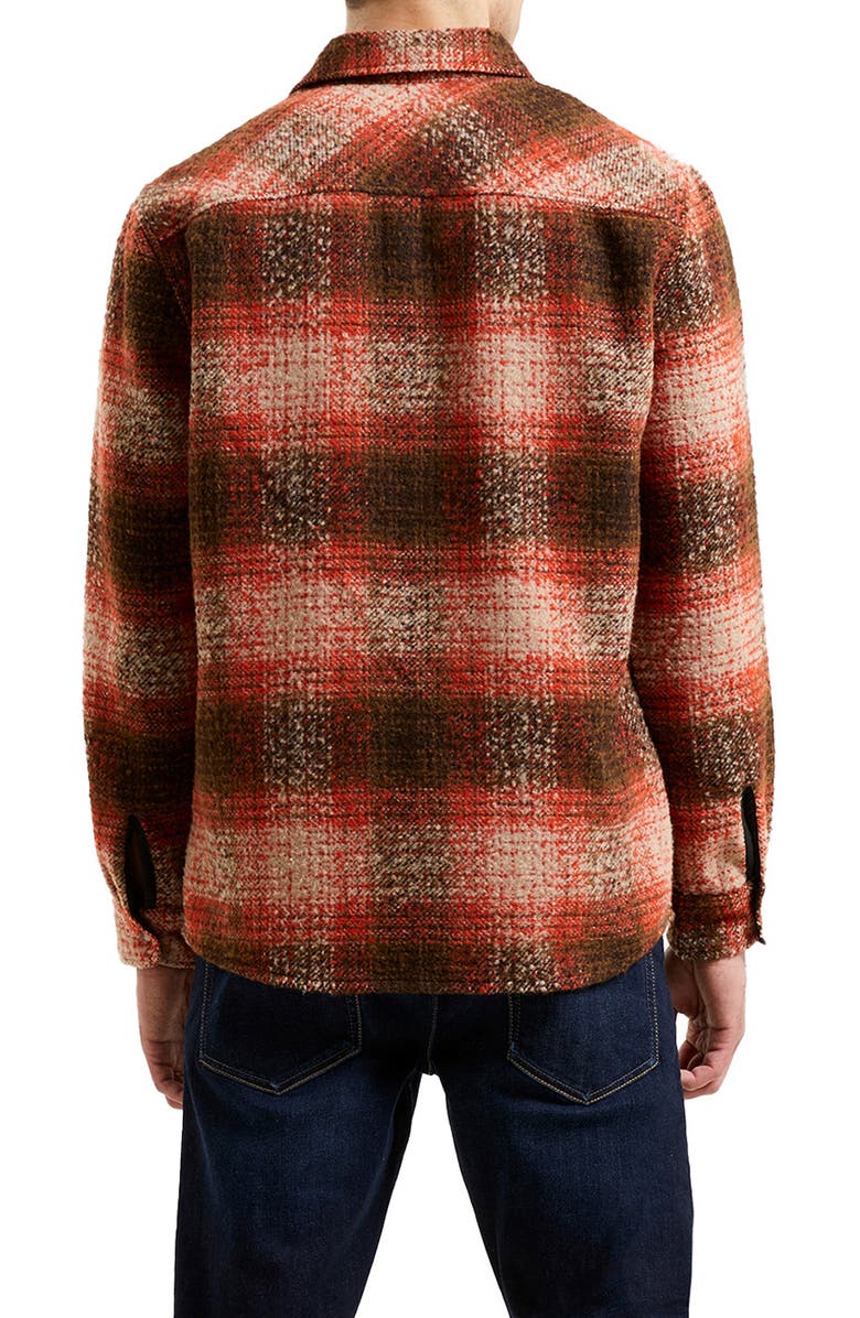 French Connection Plaid Overshirt, Alternate, color,