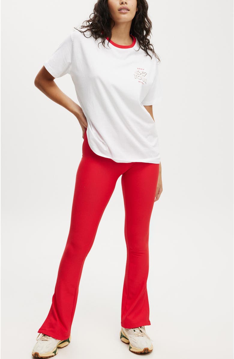 COTTON ON BODY Women's Active Graphic Tshirt, Alternate, color, White Ski Tour