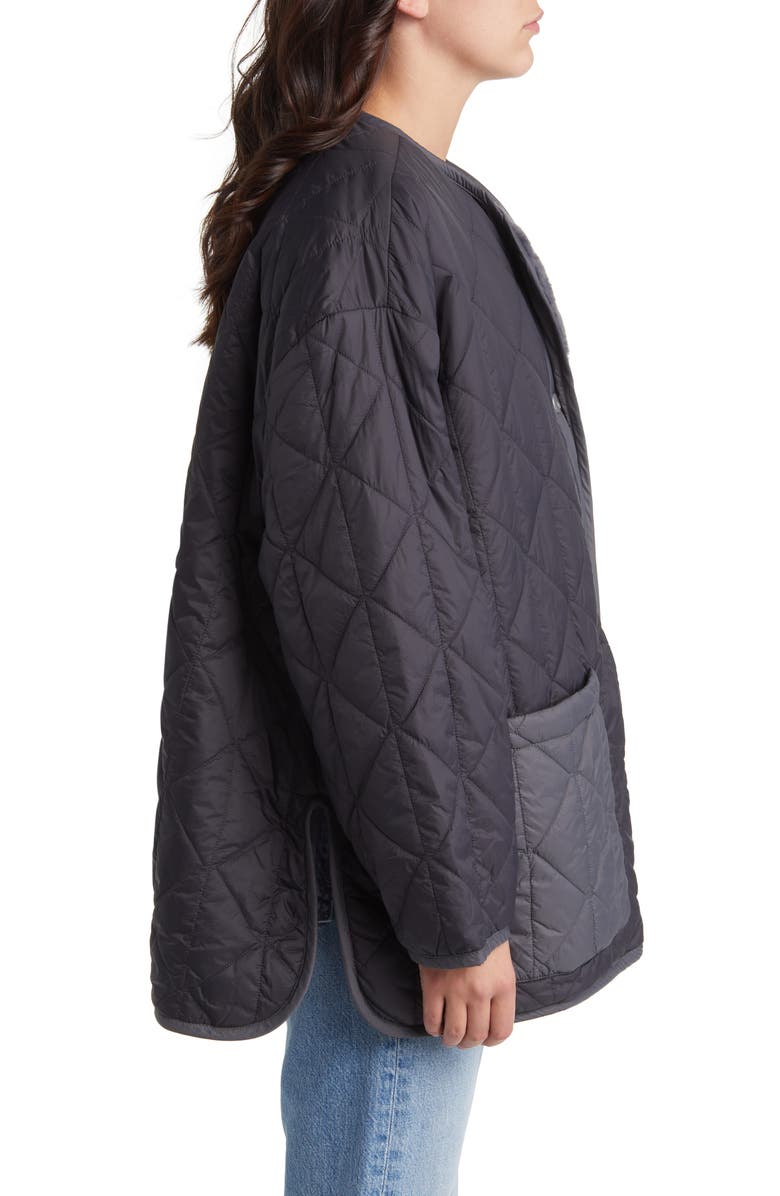 UGG<sup>®</sup> Amelia Water Resistant Reversible Faux Fur Jacket, Alternate, color,