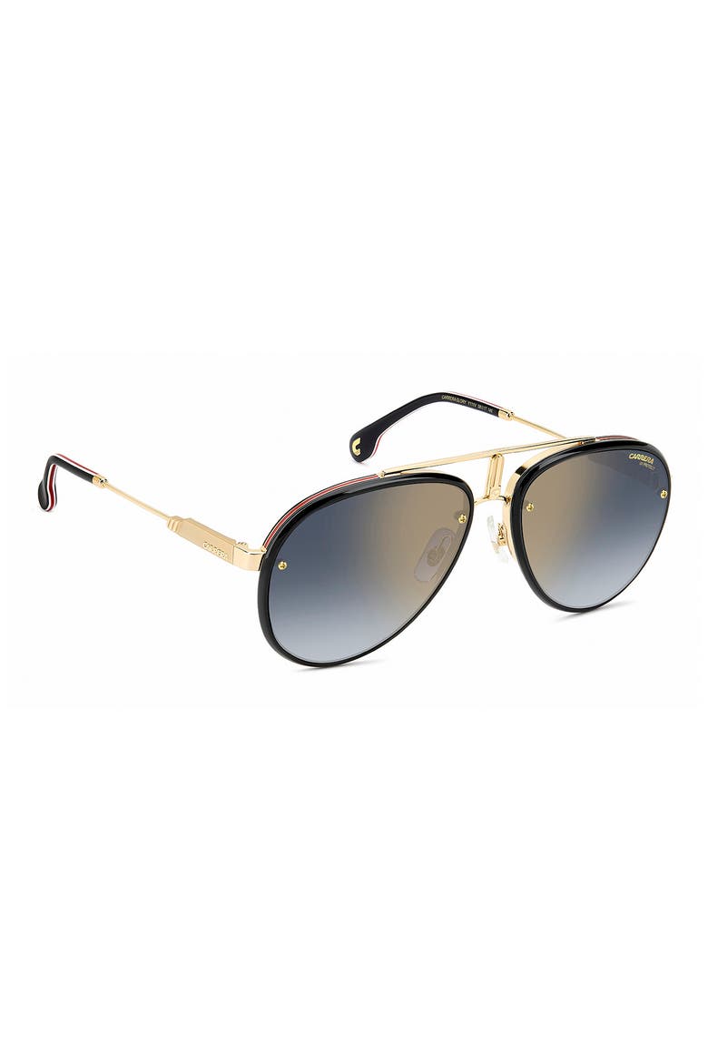 Glory 58mm Pilot Sunglasses, Alternate, color, GOLD RED