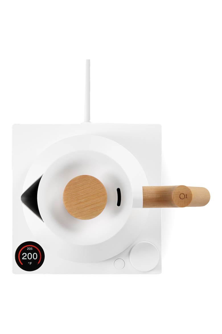 Corvo EKG Pro Electric Kettle, Alternate, color, MATTE WHITE MAPLE