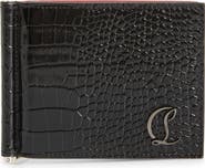 Christian Louboutin Mooncrest Calfskin Bifold Wallet with Money Clip