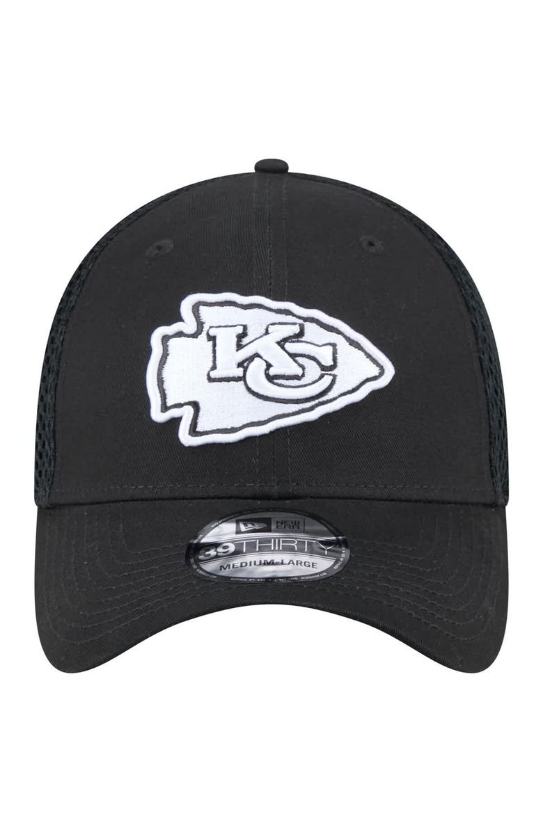 New Era Men's New Era Black Kansas City Chiefs Main Neo 39THIRTY Flex Hat, Alternate, color, Black