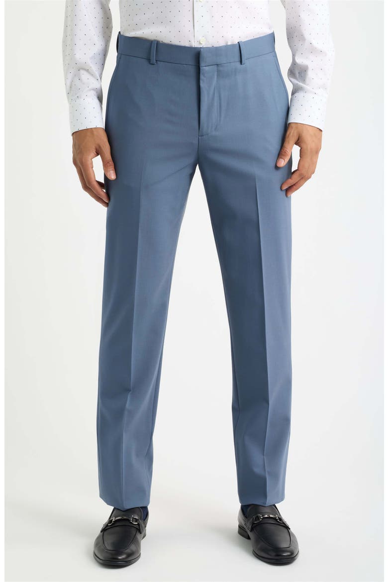 Henrik Trim Fit Solid Stretch Wool Suit Pants, Main, color, GREY GRISAILLE