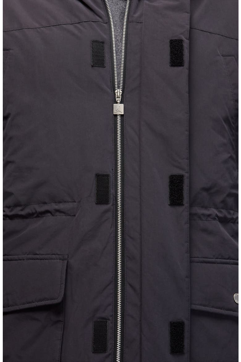 Storm-FIT Water Resistant Hooded Down Parka, Alternate, color, BLACK