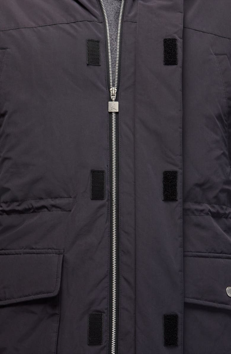 Jordan Storm-FIT Water Resistant Hooded Down Parka, Alternate, color, 