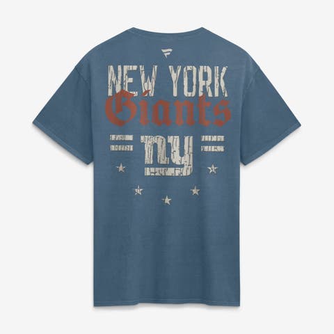 Men's Fanatics  Blue New York Giants Washed Americana T-Shirt