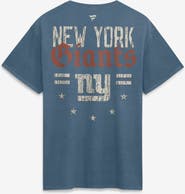 FANATICS Men's Fanatics Blue New York Giants Washed Americana T-Shirt